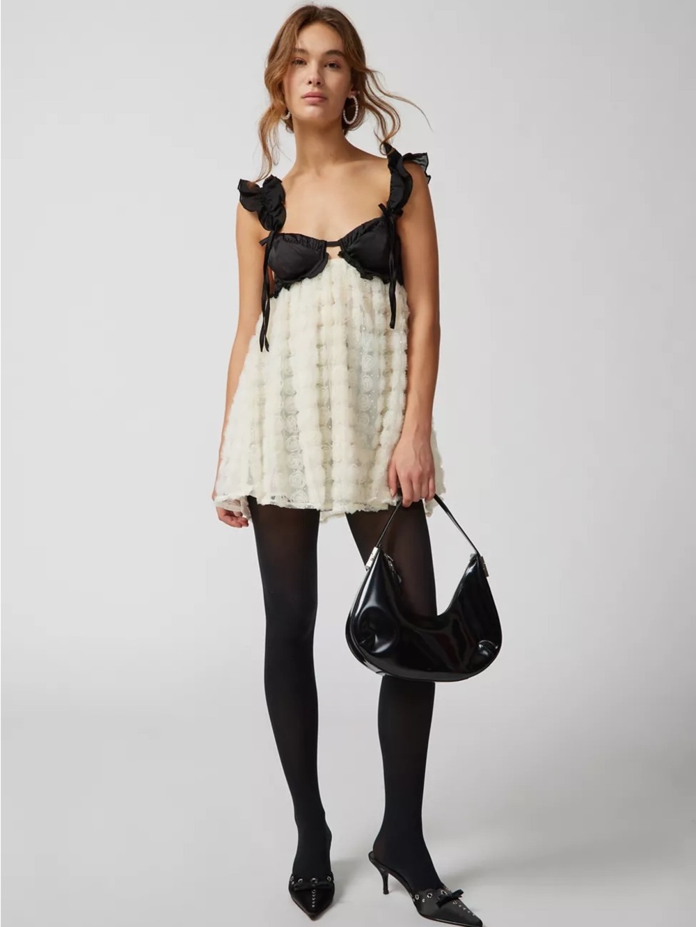 For Love & Lemons Poppy Babydoll Mini
Dress Size Small